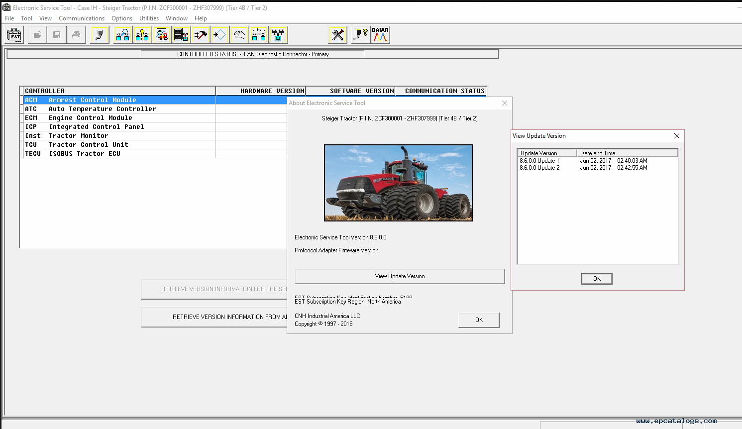 Case / New Holland Electronic Service Tool CNH EST 9.6 Diagnostic Software