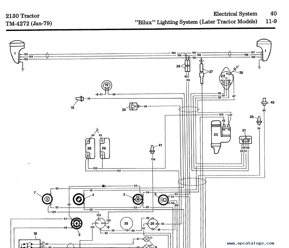 John Deere Tractor 2130 TM 4272 Technical Manual PDF