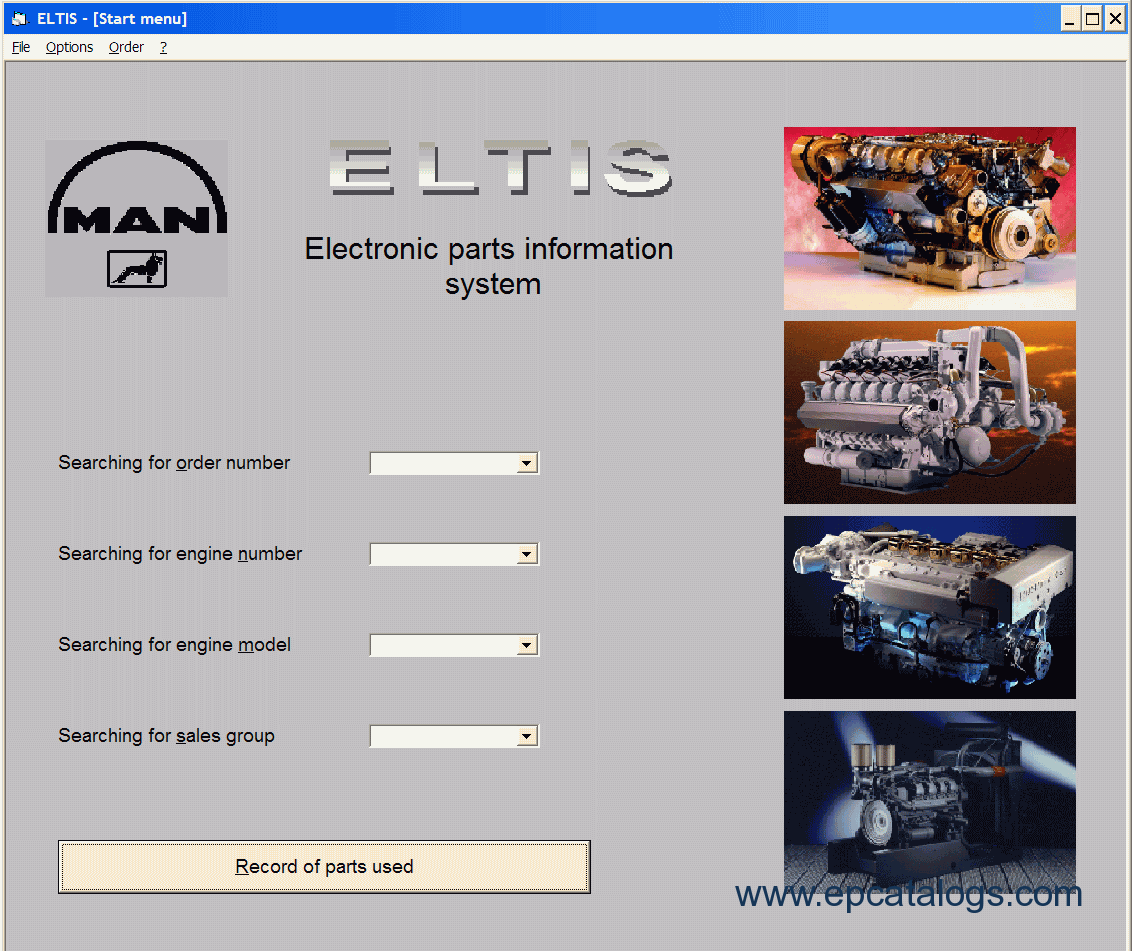 Man Eltis Spare Parts Catalog