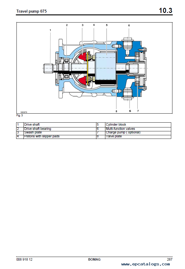 Diagram  Bomag Bw 216 3 Single Drum Vibratory Roller