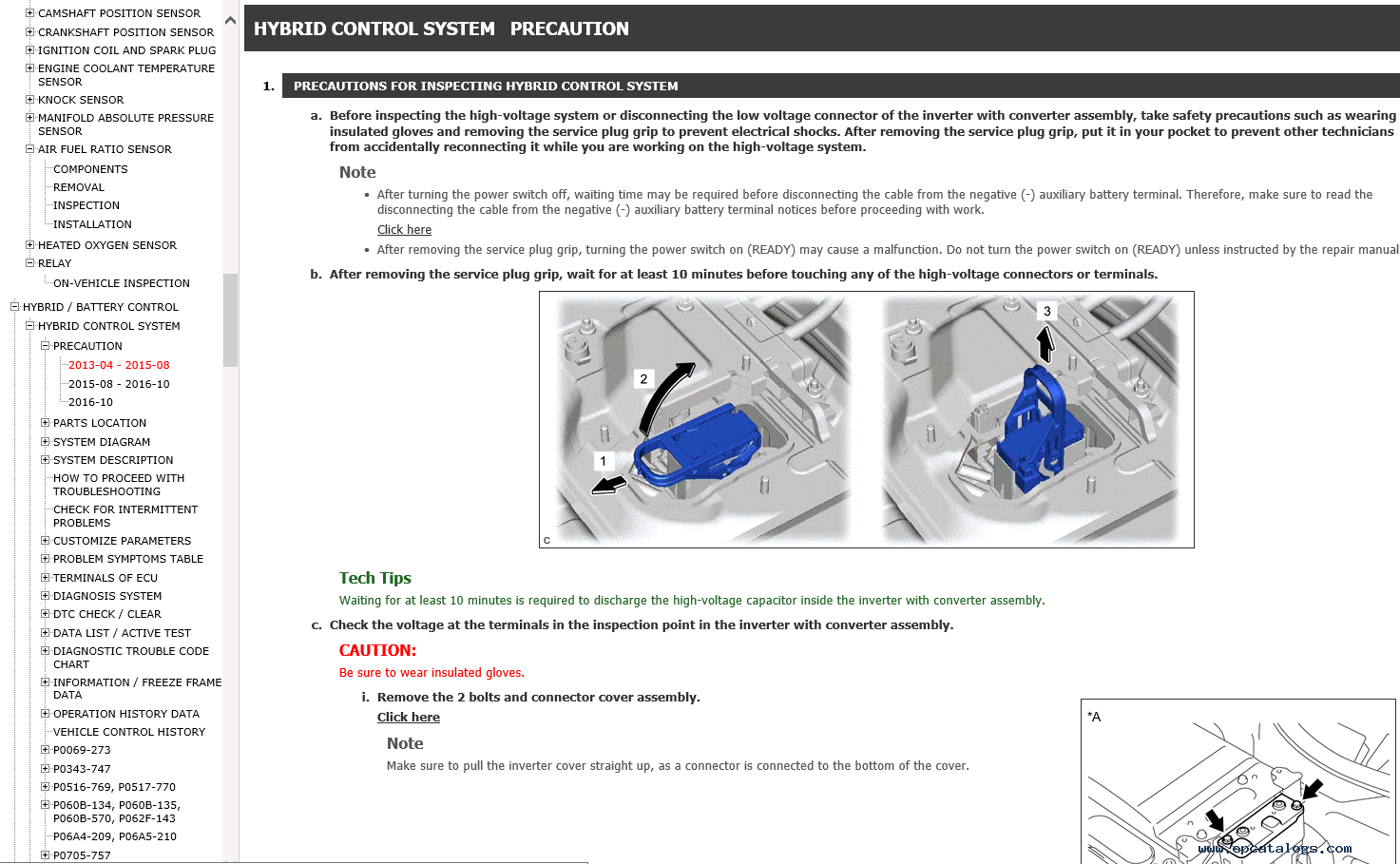 Lexus IS300H Service Manual 04.2013 Download