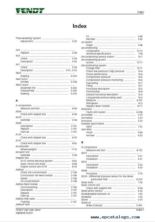 Download Fendt Tractor 300 Vario Gen4 Workshop Service PDF