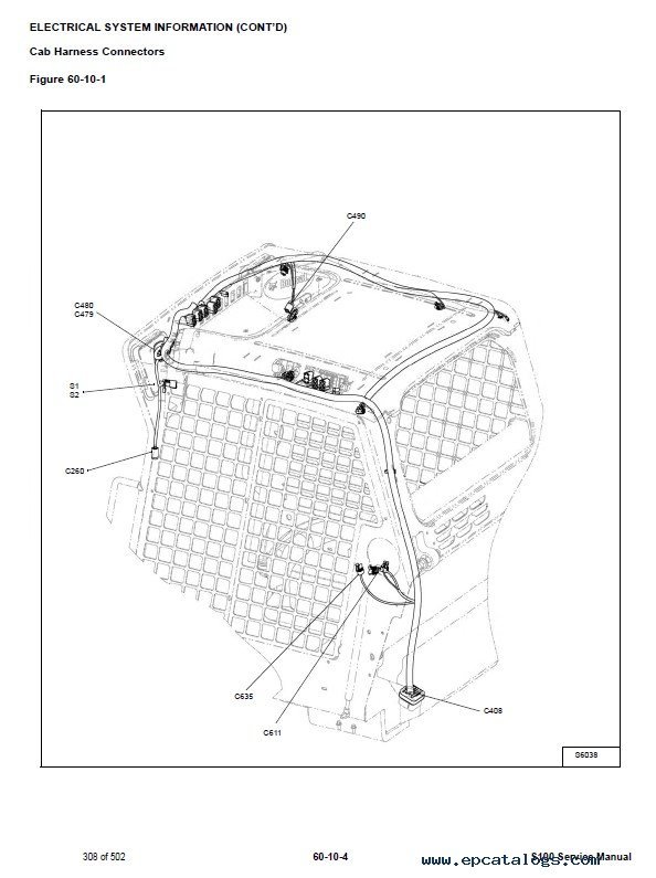 Bobcat S100 SkidSteer Loader Service Manual PDF