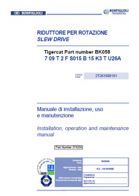 repair manual Tigercat 7 09 T 2 F S015 B 15 K3 T U26A Installation, Operation and Maintenance Manual PDF