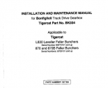 repair manual Tigercat L830 Leveller Feller Bunchers, 870, 870B Feller Bunchers Installation and Maintenance