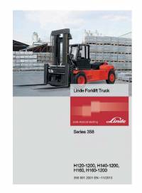 repair manual Linde Forklift Truck H120/1200, H140/1200, H160, H160/1200 Service Training Manual PDF