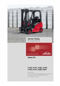 repair manual Linde IC-Engined Truck H14D, H14T, H16D, H16T, H18D, H18T, H20D, H20T Service Training Manual PDF