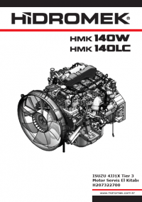repair manual Hidromek Isuzu Diesel Engine 4JJ1X Tier 3 H207322700 HMK140W KHM140LC Service Manual Document PDF