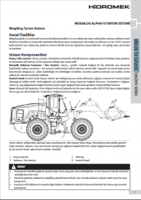 repair manual Hidromek Wheel Loader HMK640WL Weighlog ALPHA 10 Weighing System Service Manual PDF