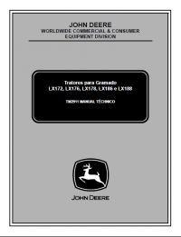 repair manual John Deere LX172, LX176, LX178, LX186 e LX188 Tractors TM2911 Technical Manual PDF