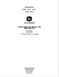 spare parts catalog John Deere Planters 9209, 9211, 9213, 9215, 9218 Parts Catalog for Replacement PDF