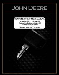 repair manual John Deere PowerTech 8.1L Compressed Natural Gas Engines With Level 8 EFS CTM300 PDF