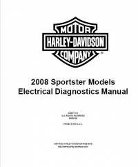 repair manual Harley Davidson Sportster Models 2008 Set of Electrical Diagnostics And Service Manuals PDF