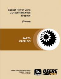 spare parts catalog John Deere Genset Power Units CD4039/4045/6068 Engines Parts Catalog PDF
