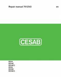 repair manual Cesab Reachtrucks R314, R314C, R314CC, R316, R316C, R316CC Repair Manual PDF