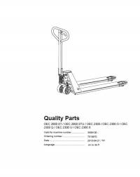 spare parts catalog Cesab Warehouse OEC2000T OEC2000STU OEC2300 OEC2300O OEC2300Q OEC2300U OEC2300X Parts Manual PDF
