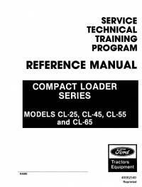 repair manual Ford Compact Loader Series CL-25, CL-45, CL-55, CL-65 Reference Manual PDF
