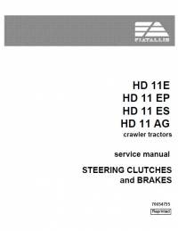 repair manual FiatAllis Crawler Tractors HD 11E, HD 11EP, HD 11ES, HD 11AG Service Manual PDF
