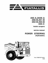 repair manual FiatAllis Tractor Scrapers 260-A, 260E-A, 260-B, 261-B, 262-B, 263-B, 460-C Service Manual PDF