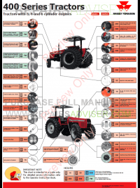 repair manual Massey Ferguson MF 400 Series Tractors Workshop Service Manual PDF