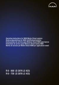 repair manual Man Marine Diesel Engines D 2876 LE 423, D 2876 LE 433 Operating Instructions PDF
