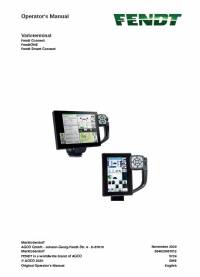 repair manual Fendt Varioterminal Fendt Connect/Smart Connect, FendtOne Operator’s Manual PDF