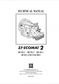 repair manual ZF-Ecomat 2 HP 502C/HP 592C/HP 602C Buses and Coaches Technical Manual PDF