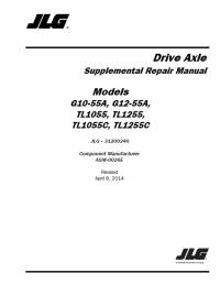 repair manual JLG Drive Axle G10-55A, G12-55A, TL1055, TL1255, TL1055C, TL1255C Repair Manual PDF