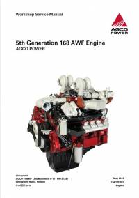 repair manual Fendt Agco Power 5th Generation 168 AWF Engine Workshop Service Manual PDF