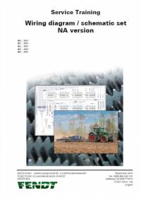 repair manual Fendt Tractor 900 Vario Wiring Diagram / Schematic Set Service Training Manual PDF