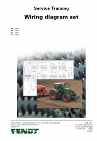 repair manual Fendt Tractor 839, 840, 841, 842 Wiring Diagram Set Service Training Manual PDF