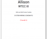 Diagnostic Software Allison WTEC III 3000-4000 Product Families SYSTEM WIRING SCHEMES PDF