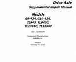 repair manual JLG Drive Axle G9-43A, G10-43A, TL943, TL943C, TL1055C, TL1255C Repair Manual PDF