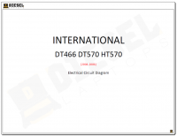Diagnostic Software International DT466, DT570, HT570 (2004-2006) Electrical Circuit Diagram PDF