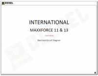 Diagnostic Software International Maxxforce 11 and 13 (2010-2013) Electrical Circuit Diagram PDF