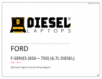 Diagnostic Software FORD F-Series (650-750) (6.7L Diesel)(2016-2017) Electronic Engine Controls Wiring Diagram PDF