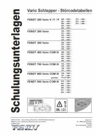 repair manual Fendt Tractor 200, 200 V/F/P, 300, 400, 700, 800, 900 Vario COM III Study Documents PDF