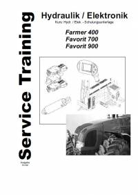 repair manual Fendt Tractor Farmer 400, Favorit 700, Favorit 900 Service Training Manual PDF