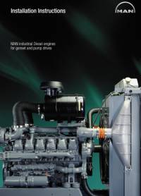 repair manual Man Industrial Diesel Engines for Genset Pump Drives Installation Instructions PDF