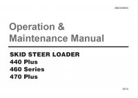 repair manual Daewoo Doosan 430/450/460 Series, 440 Plus Skid Steer Loader Service Manual PDF