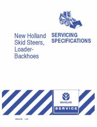 repair manual New Holland Skid Steer Loader-Backhoes L250 Servicing Specifications PDF