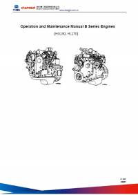 repair manual Cummins B Series Engines for Hyundai Backhoe Loaders HG130, HL170 Operation Maintenance Manual PDF