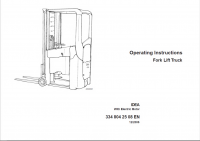 repair manual OM Pimespo IDEA With Electric Motor Fork Lift Truck Operating Instructions PDF