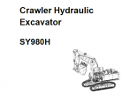 repair manual Sany Crawler Hydraulic Excavator SY980H Operation and Maintenance Manual