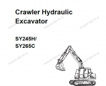 repair manual Sany Crawler Hydraulic Excavator SY245H, SY265C Maintenance Manual