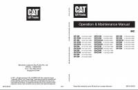 repair manual Cat Lift Trucks GP15N to GP35N, DP15N to DP35N, GPE15N to GP35N MC Operation and Maintenance Manual