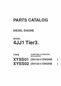 spare parts catalog Sumitomo Hydrauric Excavator Diesel Engine 4JJ1 Tier 3 Parts Catalog PDF