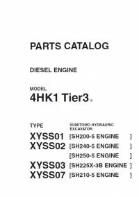 spare parts catalog Sumitomo Hydrauric Excavator Diesel Engine 4HK1 Tier 3 Parts Catalog PDF