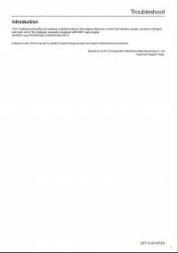 repair manual Sumitomo Hydraulic Excavator SH350LC-5, SH370LHD-5 Troubleshooting Manual PDF