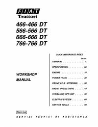 repair manual Fiat Trattori 466-466DT, 566-566DT, 666-666DT, 766-766DT Workshop Manual PDF